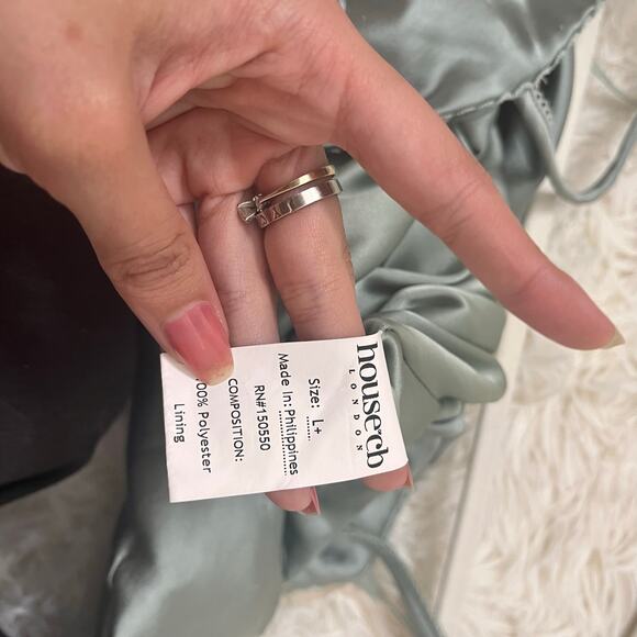 House of CB Constanza light jade maxi dress- Size XL/L+ - Picture 7 of 9